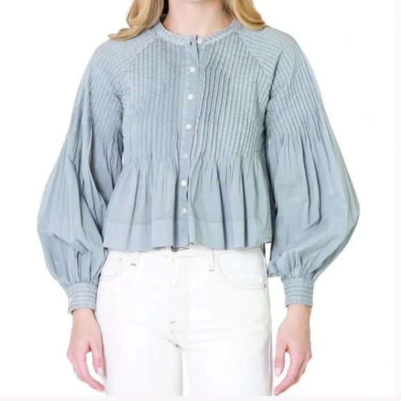 Sea New York Stan Button-Up Blouse XL - Picture 1 of 6